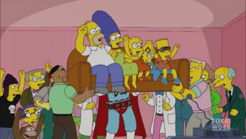 Couch Gag: Hooray