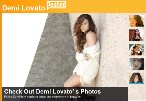 Demi Lovato as VH1's Posted artist for September! STAY TUNE on vh1.com