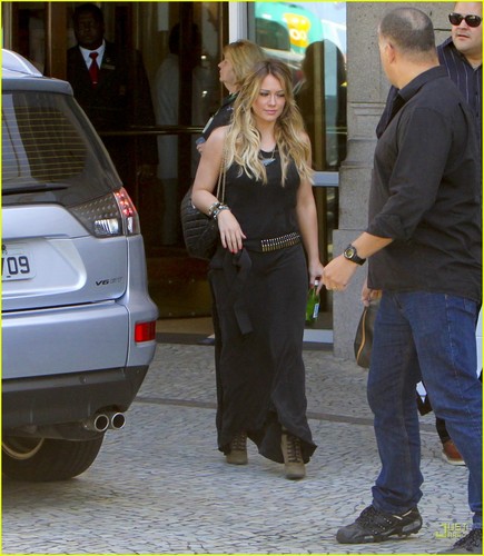  Hilary out in Brazil