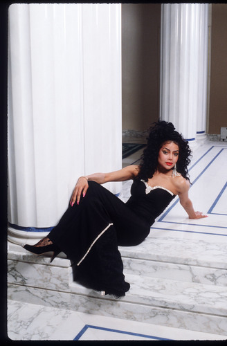 Latoya Jackson 1989 photoshoot