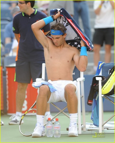 Rafael Nadal: Shirtless at the U.S. Open!