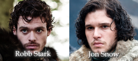  Robb Stark and Jon Snow