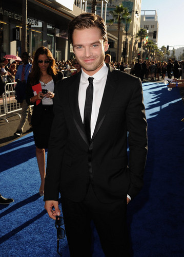  Sebastian stan @ Captain America - The First Avenger LA Premiere