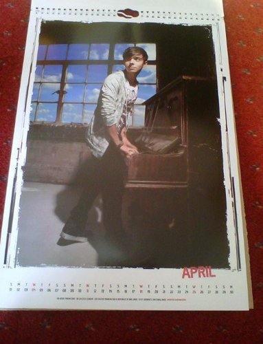  TW 2012 Calendar April! (I Will ALWAYS Support TW No Matter What :) 100% Real ♥