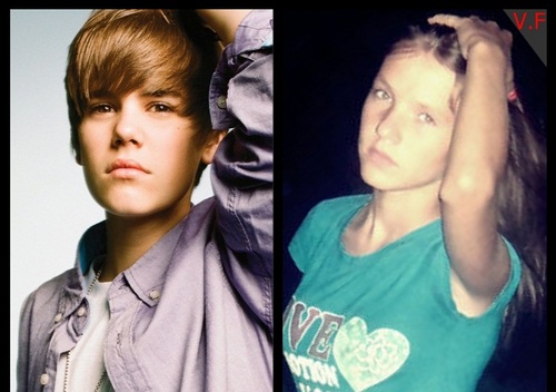  ohh gosh this girl is luky she looks like justin bieber ,i want to be she