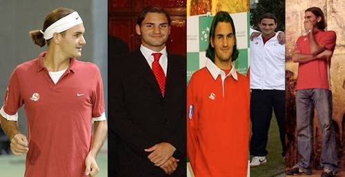 young Roger Federer