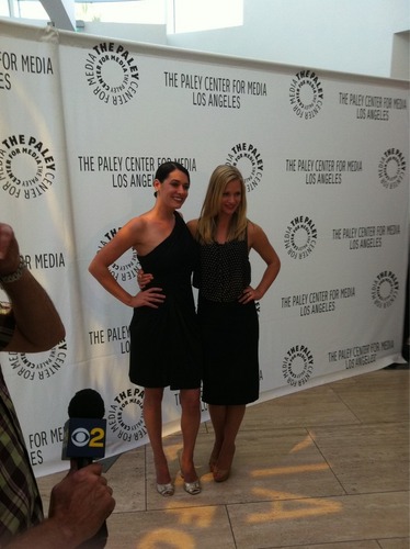  AJ Cook and Paget Brewster reunite @ Paley Fest 2011