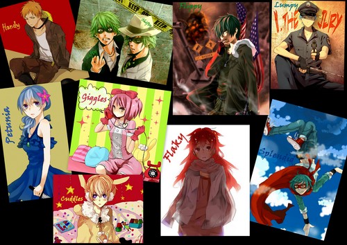  Anime Happy puno mga kaibigan characters