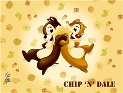  Chip and Dale achtergrond
