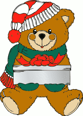  Krismas teddy menanggung, bear