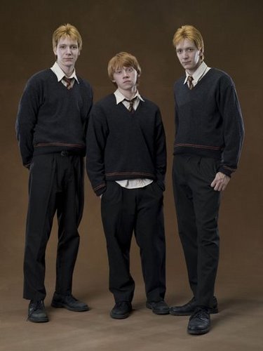 Fred, George and Ron ♥