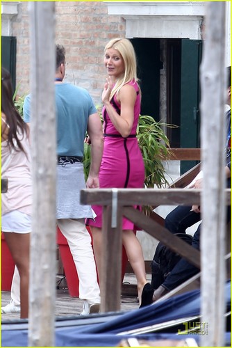  Gwyneth Paltrow: merah jambu Lady in Venice!