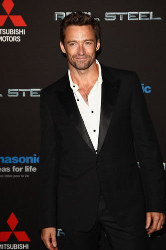 Hugh Jackman Attends the 'Real Steel' Premiere