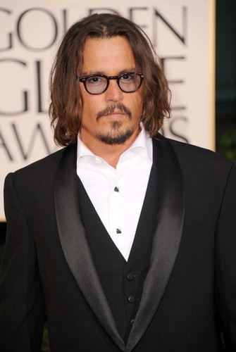 Johnny Depp at golden globe awards 2011