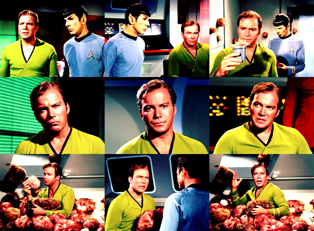 Kirk - The Toruble with Tribbles