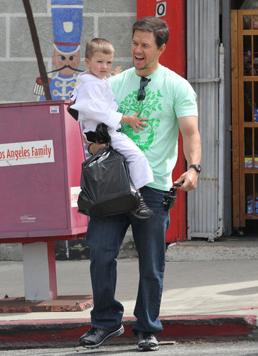 Mark Wahlberg & His Brentwood Boy