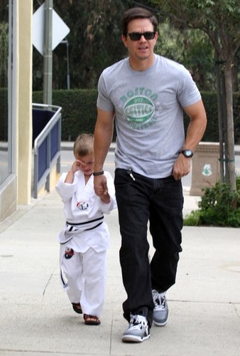  Mark Wahlberg & His Karate Kid
