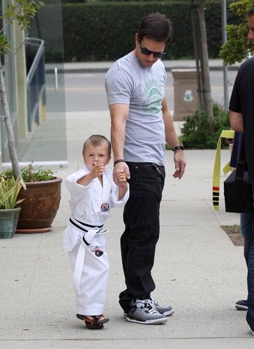  Mark Wahlberg & His Karate Kid