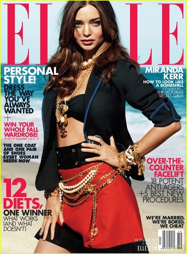  Miranda Kerr Covers 'Elle' October 2011