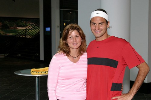  Mirka and Roger Federer 2004