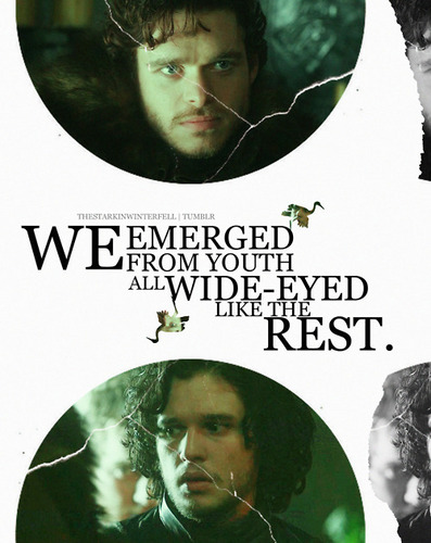  Robb Stark and Jon Snow
