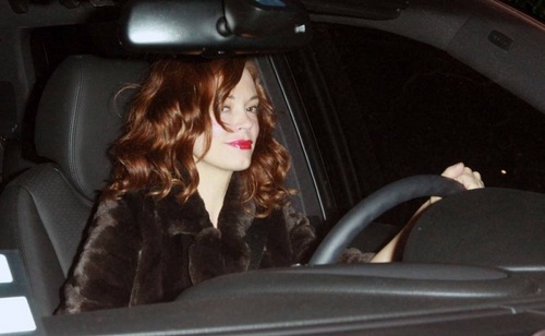  Rose - Leaving the 14th Annual GQ Men of the 年 Party, November 18, 2009