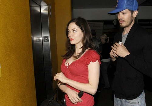  Rose - Waits to catch an elevator in Hollywood, California, April 19, 2009