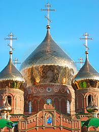  Russian 양파 돔 Churches