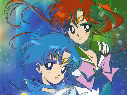  Sailor Mercury and Sailor Jupiter
