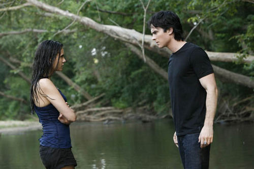  Damon and Elena season 3 episode 2 stills
