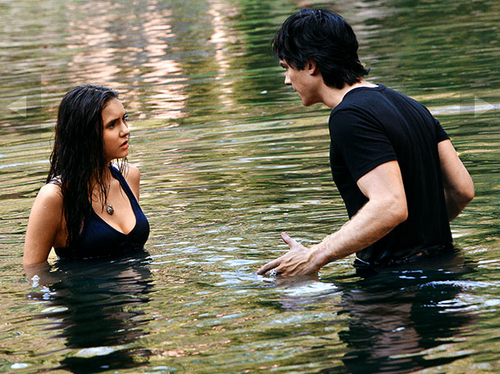 Damon and Elena season 3 episode 2 stills
