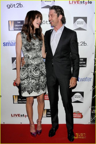  Gerard Butler: Creative Coalition Awards with Michelle Monaghan!