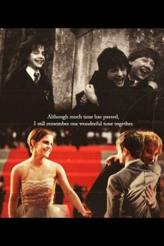  Harry, Ron and Hermione ♥