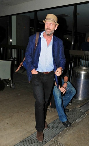 Hugh Laurie-LAX Airport 11.09.2011