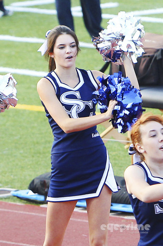  Kendall Jenner during her High School’s football game on September 10, 2011.