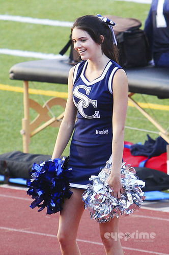  Kendall Jenner during her High School’s football game on September 10, 2011.