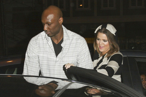  Khloe Kardashian and Lamar Odom in Beverly Hills