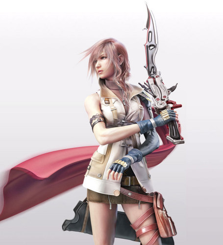 Lightning Artwork Final Fantasy XIII