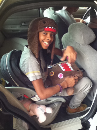  strahl, ray strahl, ray & his Domo that he WON at David Busters!! LOL :D