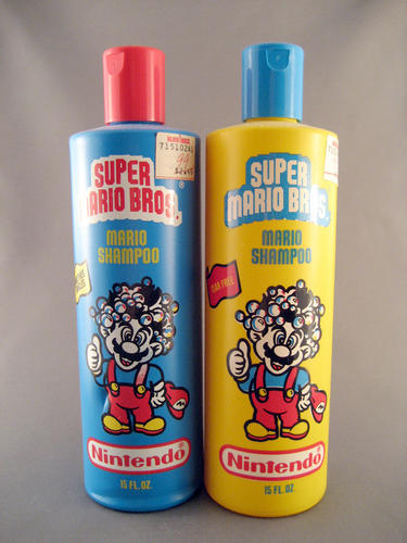 Super Mario shampoo