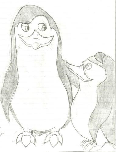 8D I have succeeded in drawing penguins XD