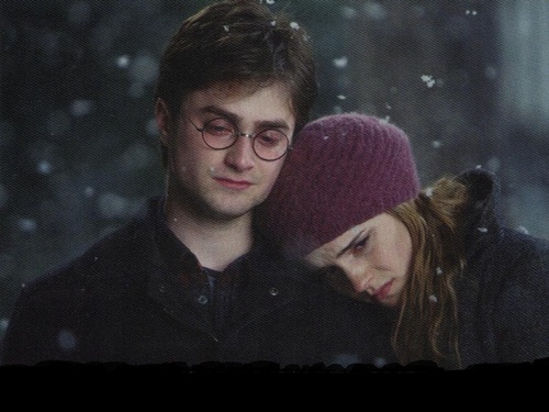 Harry and Hermione 壁紙