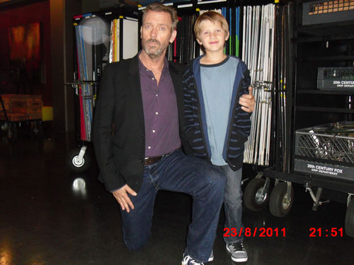  Hugh Laurie and Niko Baur
