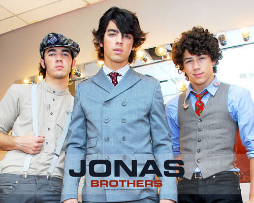  Jonas Brothers backdtage 2008
