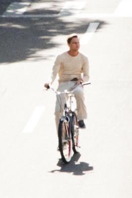  Leo rides a bike on the Gatsby Set (9.12.11)