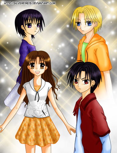  Natsume, Mikan, Hotaru & Ruka