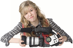  Sam with Freddie's camcorder کی, camcorder