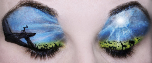  The Lion King Eye Makeup Art