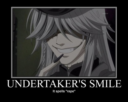  undertaker's smile
