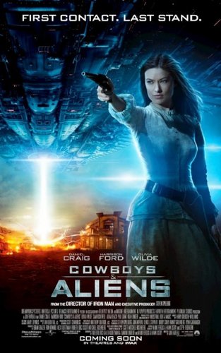  'Cowboys & Aliens' Poster ~ Olivia Wilde as Ella Swenson